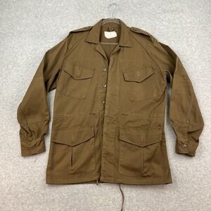 Vintage 70s South African Defense Force Bush Jacket Mens Large Military SADF